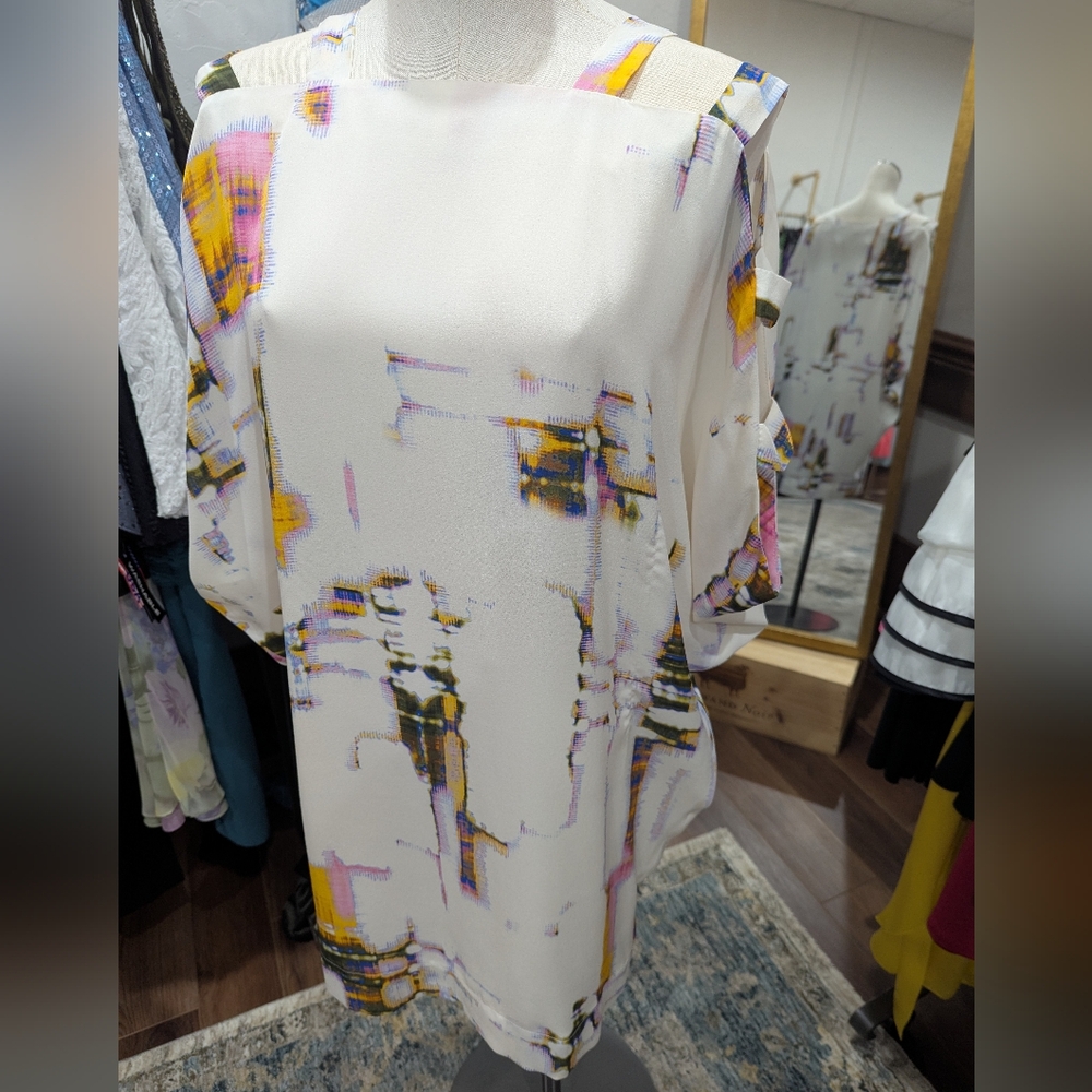 Yigal Azrouel Vibrant Abstract Dress